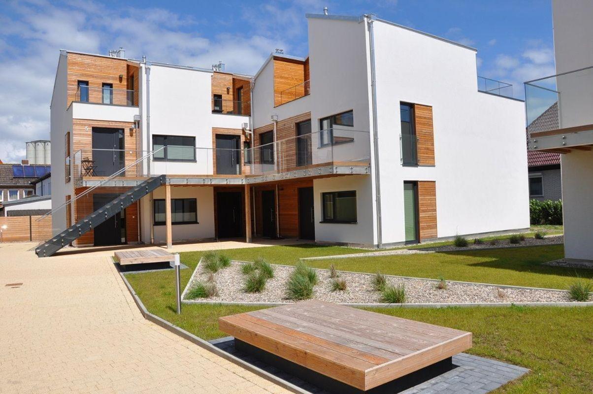 Haus-Wilhelmsplatz-Wohnung-Heimathafen Heiligenhafen Exterior photo
